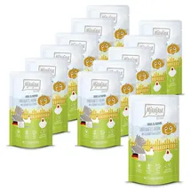 MjAMjAM Quetschie Chicks & Friends Huhn und Kürbis 12 x 125 g