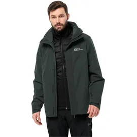 Jack Wolfskin Luntal 3in1 Jkt M, black olive XXL