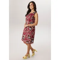 Aniston SELECTED Sommerkleid Blumen Braun/Weiß 44