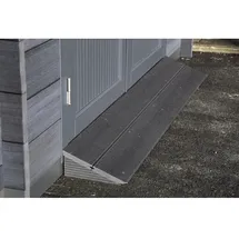 Wolff Finnhaus Rampe »WPC-Trend«, grau