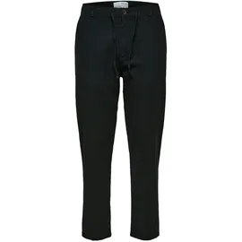 Selected SLH172-SLIMTAPE BRODY LINEN PANT Chinos Schwarz XL