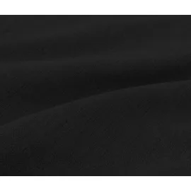 mebligo U-Sofa mit Schlaffunktion, 2 Chaiselongues, Schwarz - Schwarz