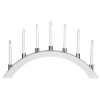 MARELIDA Lichterbogen TALL 7-flammig L: 67 cm H: 40 cm weiß