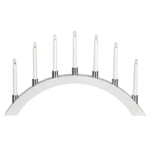 MARELIDA Lichterbogen TALL 7-flammig L: 67 cm H: 40 cm weiß