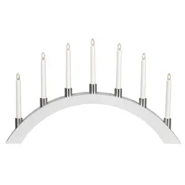 MARELIDA Lichterbogen TALL 7-flammig L: 67 cm H: 40 cm weiß