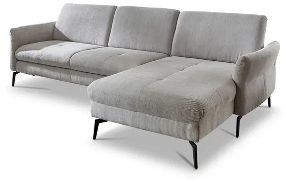 ComfortPlan Wohnlandschaft Reno Cord Silver