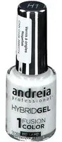 Andreia Hybrid Gel Vernis à Ongles Fusion Color H1 Blanche Neige Gel(S) 10,5 ml