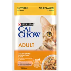 PURINA Katzenfutter Adult Huhn und Zucchini 85g Sachet