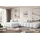 altdecor Ecksofa in L-Form Corner Sofa Bett Eckcouch Couch Wohnlandschaft Cauchsofa Olea-L2-309x190x70 cm Weiß