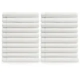 Blumtal Gästehandtuch 30 x 30 cm weiß 24 St.