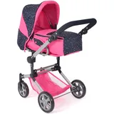 Bayer Chic 2000 Bayer Chic 2000® Puppen Kombi-Puppenwagen Jara Konfetti Pink – faltbar, höhenverstellbarer Griff 47-78 cm – Tragetasche – bis 52 cm, 4-8 J.