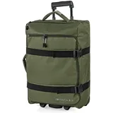 ITACA - Reisetasche mit Rollen Herren Damen Trolley Sporttasche reisegepäck Reisetasche Koffer leicht travel Bag with Wheels., Kaki