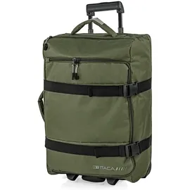 ITACA - Reisetasche mit Rollen Herren Damen Trolley Sporttasche reisegepäck Reisetasche Koffer leicht travel Bag with Wheels., Kaki