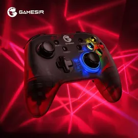 GameSir T4 Mini Game Controller für Windows PC/iOS/Android/Switch Transparent - Weiß (PC/Android/Switch/i