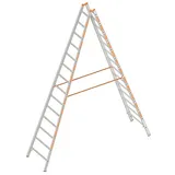 Layher Stehleiter TOPIC 1039 / 2x14 Sprossen - Art-Nr: 1039014