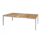 Zebra Technologies Zebra Naxos Tisch 220x100cm aus recyceltem Teakholz,