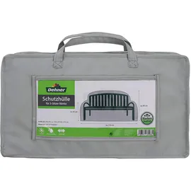 Dehner Abdeckung für Gartenbank 3-Sitzer 170 x 85 x 70 cm Grau