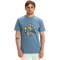 QUIKSILVER Evo Bubble Wrapped Kurzarm-t-shirt - Coronet Blue -