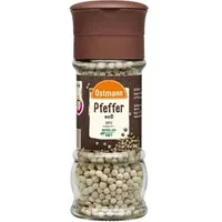 Ostmann Pfeffer Weißer Pfeffer, ganze Pfefferkörner in der Mühle, 70g