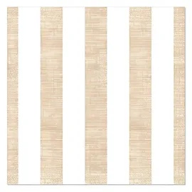 Papstar 50 Servietten ROYAL Collection 1/4-Falz 40 cm x 40 cm sand Lines