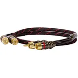 Dynavox Perfect Sound Audio Verbindungskabel [2x Cinch-Stecker - 2x Cinch-Stecker] 0.75m