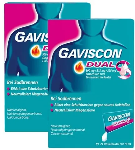 gaviscon dual suspension 48x10 ml