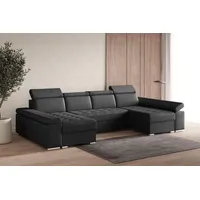 E-meubles Ecksofa Couch für Wohnzimmer Schlafsofa Sofa verstellbare Kopfstütze