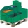 La-Ka-Pe Stapelbox Kunststoff 400x300x320mm grün