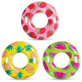 Intex Tropical Fruit Schwimmreifen, 3 sort., 107 cm