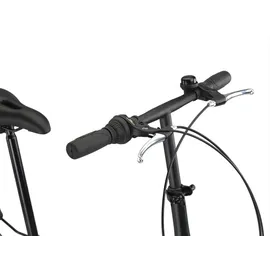 licorne bike gmbh Licorne Bike Phoenix 2D, 20 Zoll Aluminium-Faltrad-Klapprad, Scheibenbremse, Discbremse, V-Bremse Faltfahrrad-Herren-Damen, 7 Gang Kettenschaltung ... - Schwarz