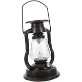HEMOTON Solar-windlampe Retro-petroleumlampen Solar-wandleuchten Vintage Campingbeleuchtung Kerosinlampe Tragbare Lichtlampe Campingzelt Licht Campinglaterne Hängende Laterne Abs Haushalt