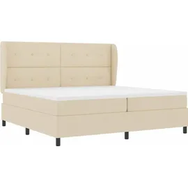 vidaXL Boxspringbett 200 x 200 cm Weiß