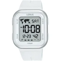 Lorus Herren Digital Quarz Uhr mit Silikon Armband R2355PX9