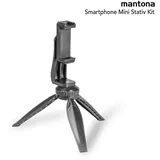Mantona Smartphone Mini Stativ Kit schwarz
