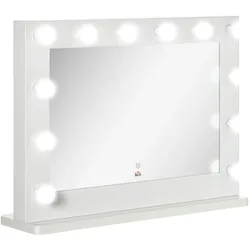 HOMCOM Hollywood Spiegel Eisen, Glas, MDF