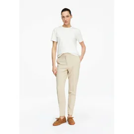 Comma, Strukturierte Cigarette-Pants Hose Beige 36