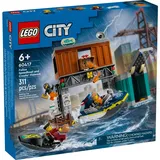 LEGO City 60417 Polizeischnellboot und Ganovenversteck