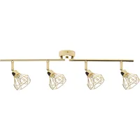 Beliani Wandleuchte, Gold