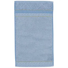 Pip Studio Soft Zellige Gästehandtuch 30 x 50 cm blue grey