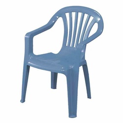 Ipae-Progarden Kinderstuhl Kinderstuhl, hellblau Vollkunststoff, Monoblock, stapelbar blau