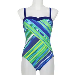 SUNMARIN Damen Badeanzug Badeanzug, blau, 44C