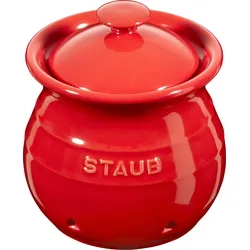 Staub Knoblauch-Behälter 500 ml rot