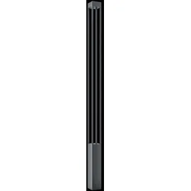 maytoni gmbh Elbe Außenpoller Metall 200 cm 25 W inkl. LED-Lampe grau