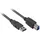Sharkoon USB-A auf USB-B 1 m Schwarz