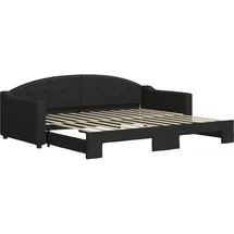 vidaXL Tagesbett 90 x 200 cm Schwarz