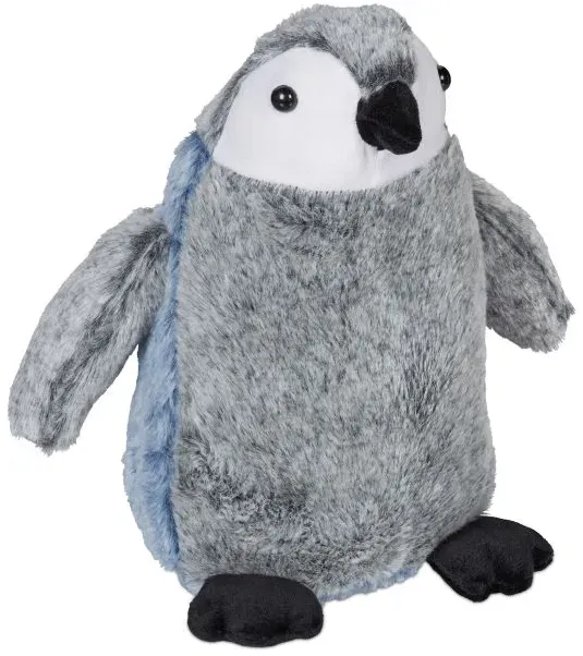 Relaxdays Türstopper Pinguin Weiß,Hellblau,Grau