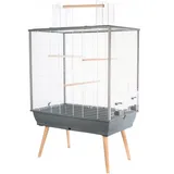 Zolux Neo Jili H80 Vogelkäfig H80g - Gray - One Size