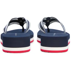 Tommy Hilfiger TH Flag Print Summer Sandal Blau 41