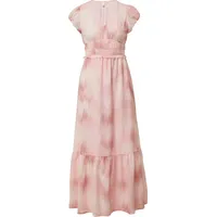 QS Maxikleid All-over-Print Rosa 40