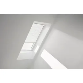VELUX Plissee Dekor Klassik Weiß gemustert, alu Schiene: Premium